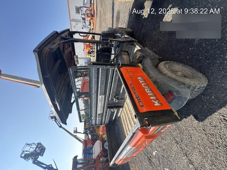 Kubota RTV-X1140W-H 4WD utility cart -LED strobe -Windshield tempered glass -Plastic canopy -Wire harness kit -Backup alarm