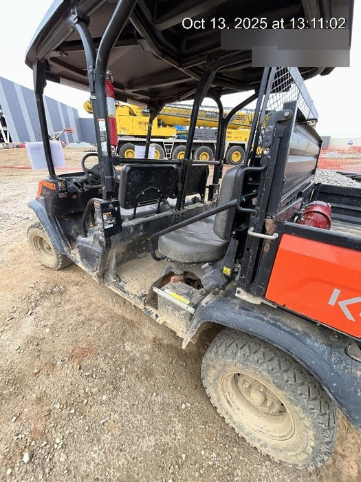 2021 Kubota RTV-X1140W-H Plastic Canopy, Windshield Acrylic Clear, LED Strobe Light, Wire Harness Kit, Back up Alarm