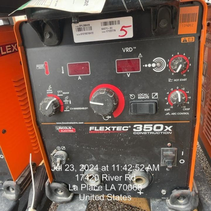 2021 LINCOLN ELECTRIC FLEXTEC 350X