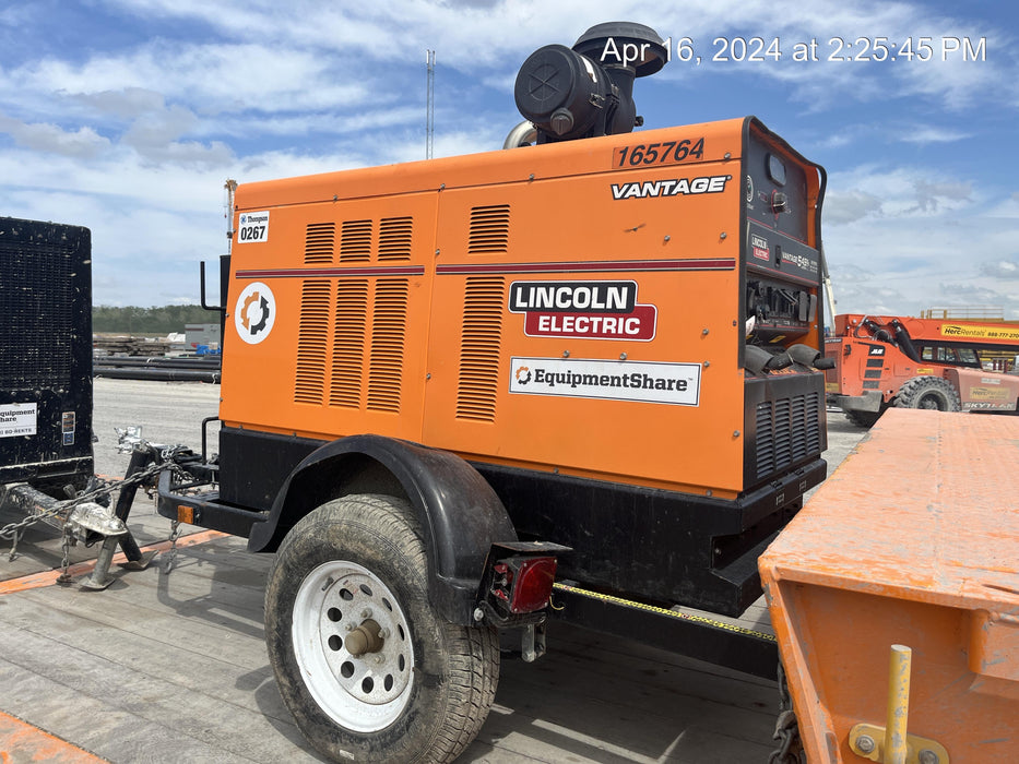 2021 Lincoln Electric Vantage 549X Ready Pak 3, ORANGE (includes trailer, cable rack, fender light kit)