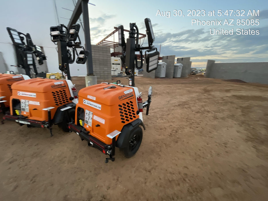 2023 Generac MLT2 Diesel, Flex Switch 120V Input, Powerzone Controller, (4) 320W LED Lights, 4kW Generator, 39.9 Gal Fuel Tank, 2" Ball, T3