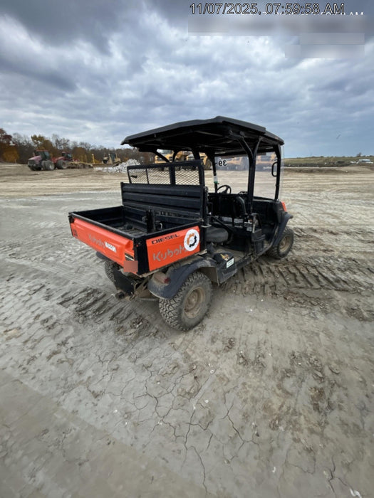 2021 Kubota RTV-X1140W-H Plastic Canopy, Windshield Acrylic Clear, LED Strobe Light, Wire Harness Kit, Back up Alarm