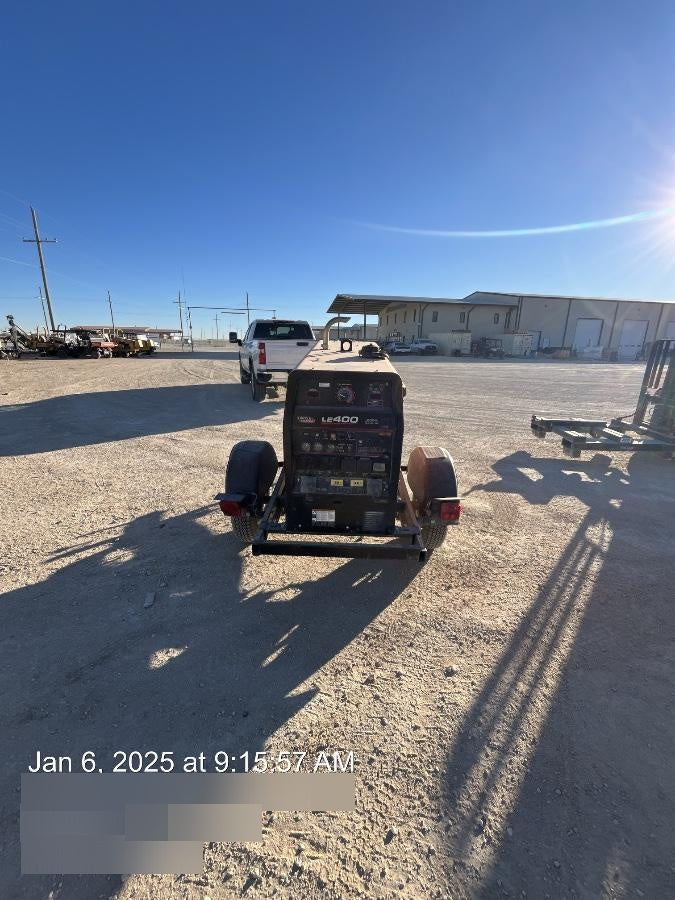 2022 Lincoln Electric LE400 Kubota V1505, Trlr, Cable Rack, Light Kit, ES Decals, T3