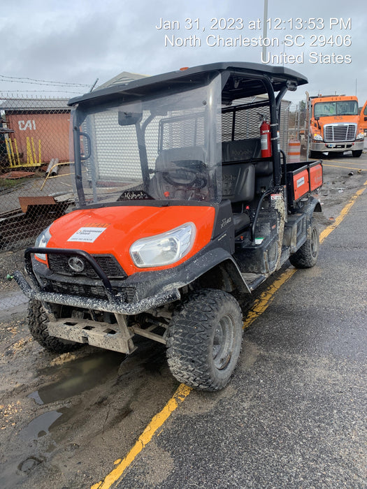 2020 Kubota RTV-X1140W-H 4wd Utility Cart, 4 Seat, Diesel, LED Strobe, Windshield Tempered Glass, Plastic Canopy, Wire Harness Kit, Backup Alarm
