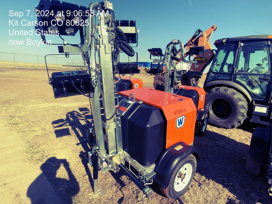 2024 Wanco WLTT-4MM4K Diesel, Deep Sea Controller, Shore Power Plug, Auto Start, (4) 350W LED Floodlights, 4kW Generator, 60 Gal Fuel Tank, 2" Ball, T3