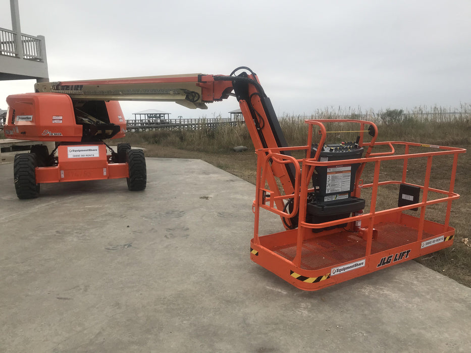 2020 JLG 660SJ ANSI, Deutz Diesel, 4wd, FF Tires, Inward Self Closing Gate, Tool Tray, Beacon, 7.5kW Generator