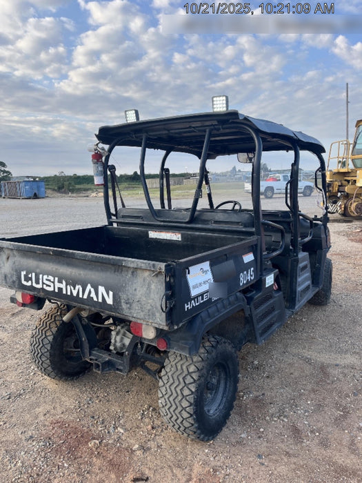 2018 Cushman Hauler 4x4 Crew Cushman Hauler 4X4 Crew Utility Vehicle w/Skid Plate, Amber Strobe