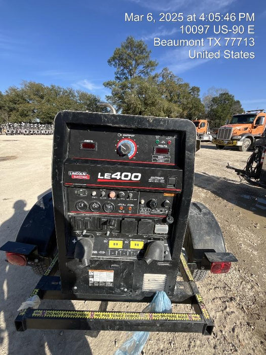 2024 Lincoln Electric LE400 Kubota V1505, Trlr, Cable Rack, Light Kit, ES Decals, T3