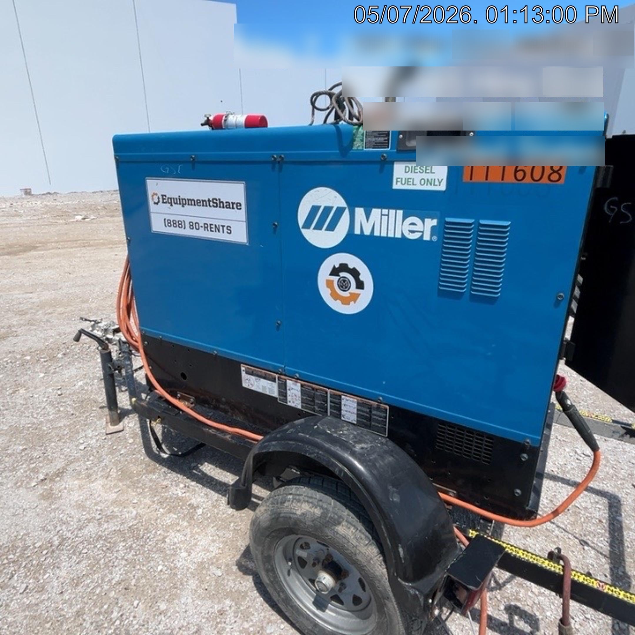 2020 Miller Electric BB500 BIG BLUE 500 PRO (KUBOTA) DELUXE W/ ARCREACH