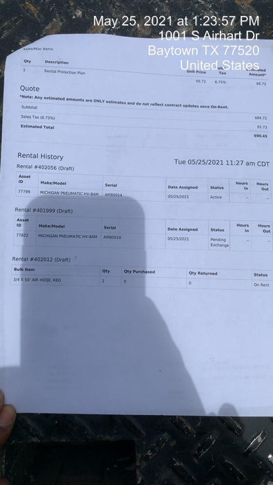 2020 MICHIGAN PNEUMATIC HV-8AM
