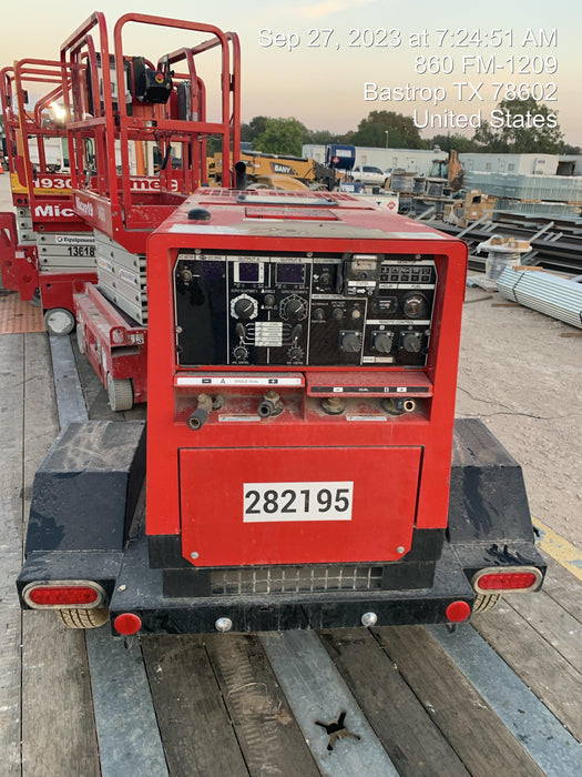 2022 Shindaiwa DGW400MDL Kubota D902 Engine, 23 HP, Dual Op Welder, Wire, Arc, Droop Stick, Tig, and CC Stick Functionality, Simulphase, 3 Phase and 1 Phase Gen Output, Single Axle NB Trlr, Slr Trckl Chrg 12V 12W, Fire Ext
