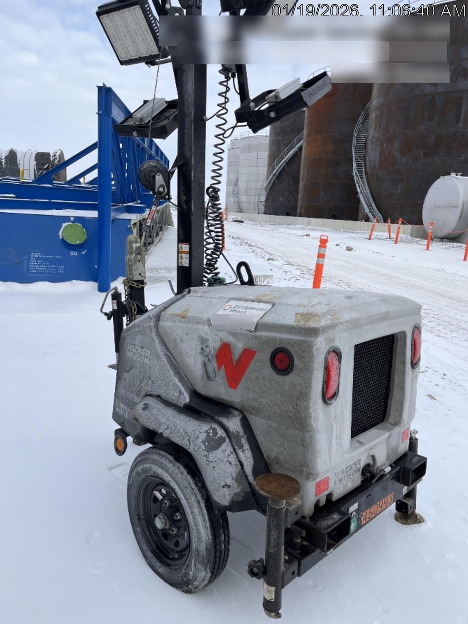 2024 Wacker Neuson LTT4 Diesel, Kohler KDW702, Deep Sea Controller, Auto Start, LED 320W, Bypass Outlet, T3