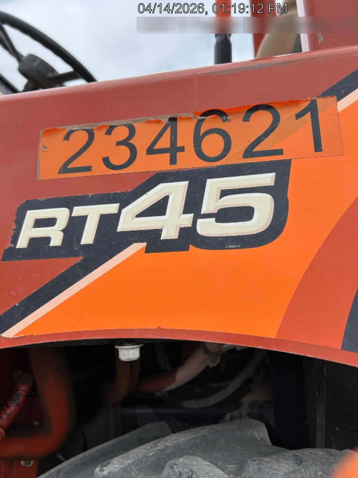 2022 DITCH WITCH RT45A