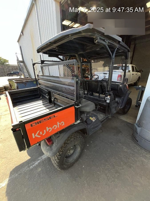 2021 Kubota RTV-X1140W-H Plastic Canopy, Windshield Acrylic Clear, LED Strobe Light, Wire Harness Kit, Back up Alarm