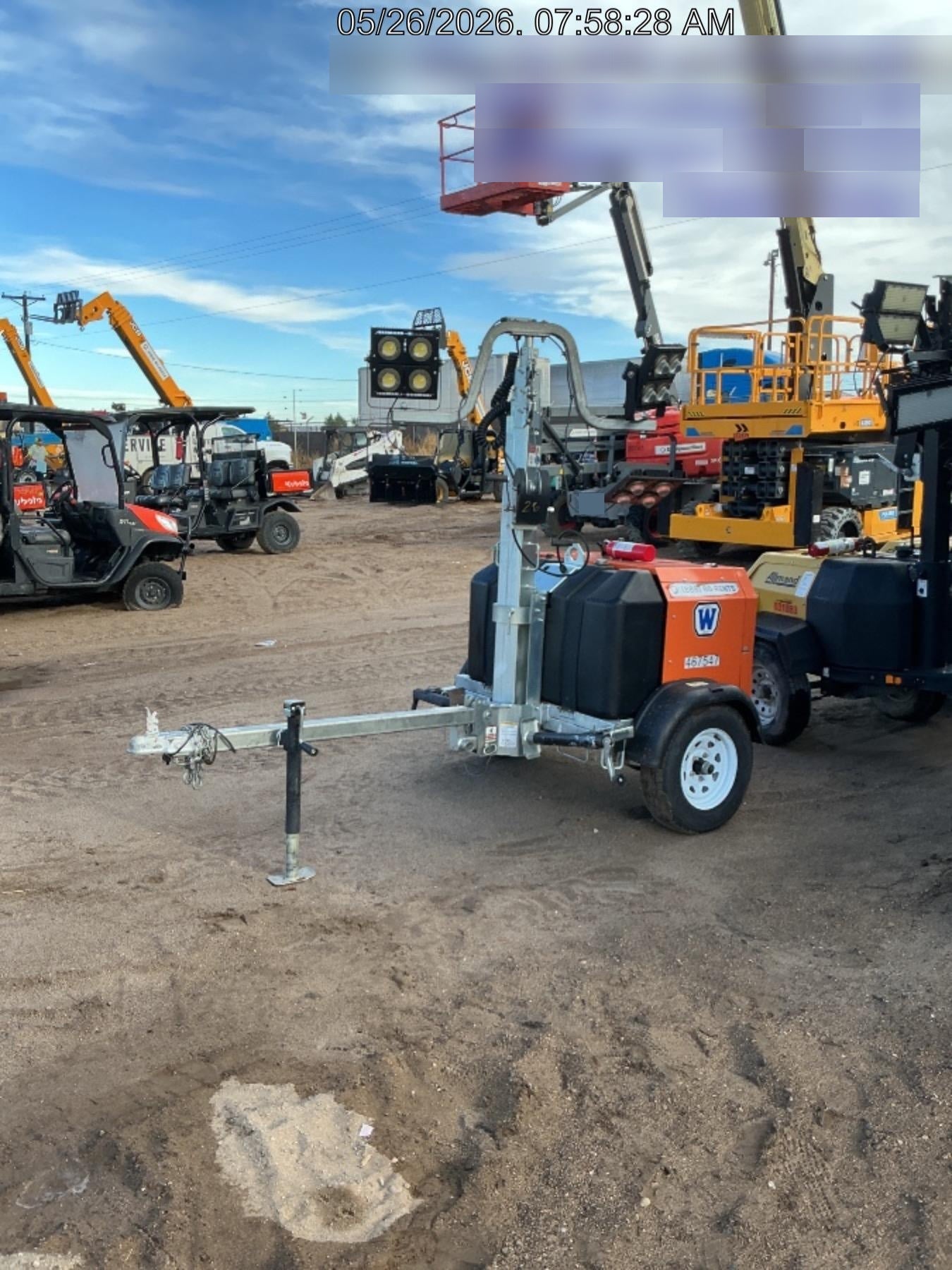 2024 Wanco WLTT-4MM4K Diesel, Deep Sea Controller, Shore Power Plug, Auto Start, (4) 350W LED Floodlights, 4kW Generator, 60 Gal Fuel Tank, 2" Ball, T3