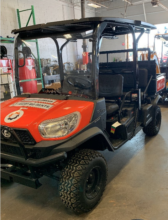 2022 Kubota RTV-X1140W-H Plastic Canopy, Windshield Acrylic Clear, LED Strobe Light, Wire Harness Kit, Back up Alarm