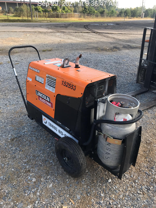 2021 Lincoln Electric Ranger 305 LPG LPG One-Pak (includes undercarriage, tank holder & tank strap) ORANGE