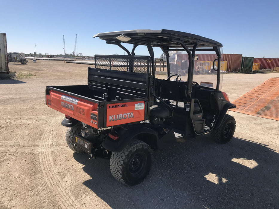 2020 Kubota RTV-X1140W-H Canopy, 4-Seater, Diesel, Windshield Acrylic Clear, Strobe Light, Backup Alarm