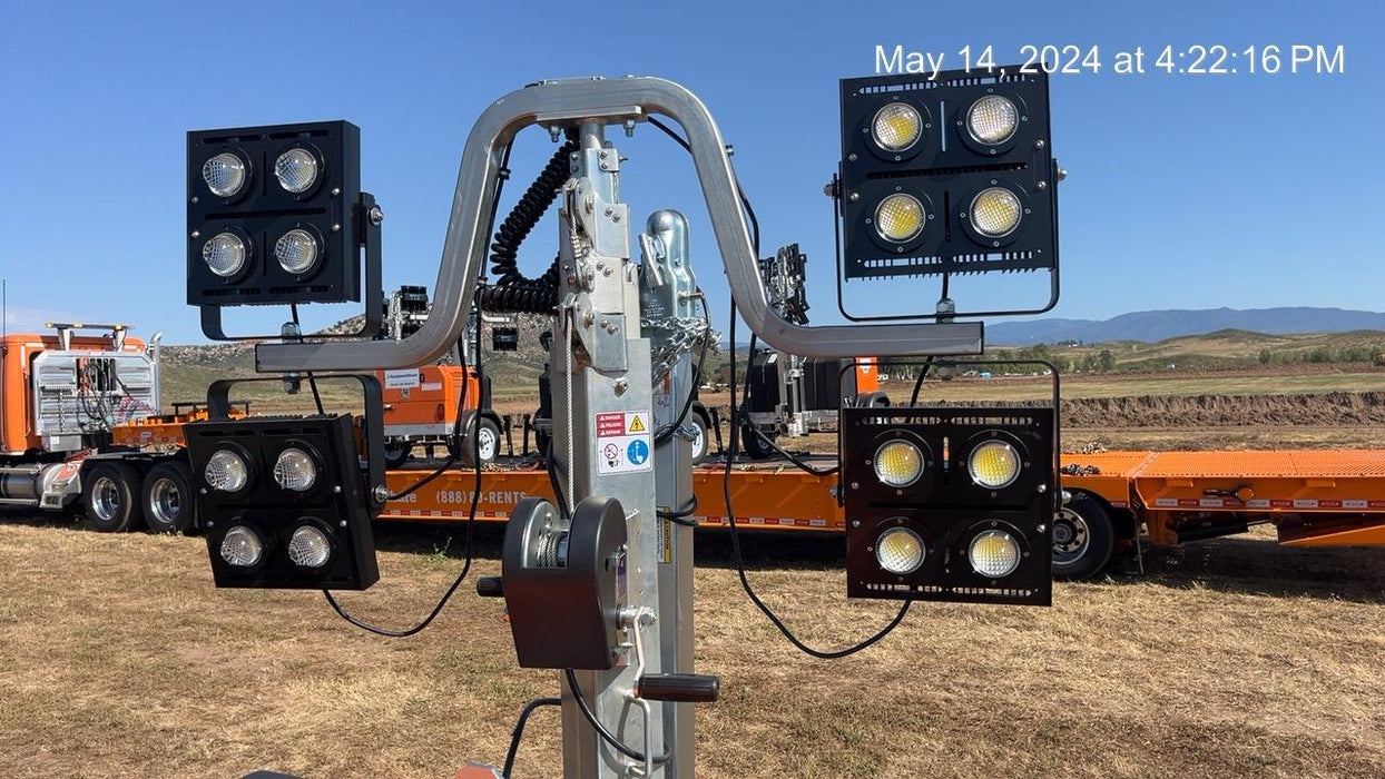 2024 Wanco WLTT-4MM4K Diesel, Deep Sea Controller, Shore Power Plug, Auto Start, (4) 350W LED Floodlights, 4kW Generator, 60 Gal Fuel Tank, 2" Ball, T3
