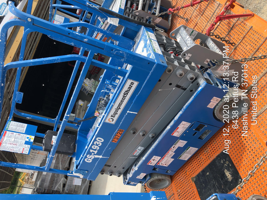 2020 Genie GS-1930 Fixed rails with chain entry gate - Pre A92.20