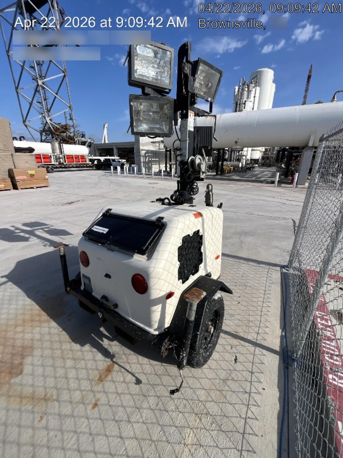 2020 Genie RL4 6kW Light Plant - Metal Halide