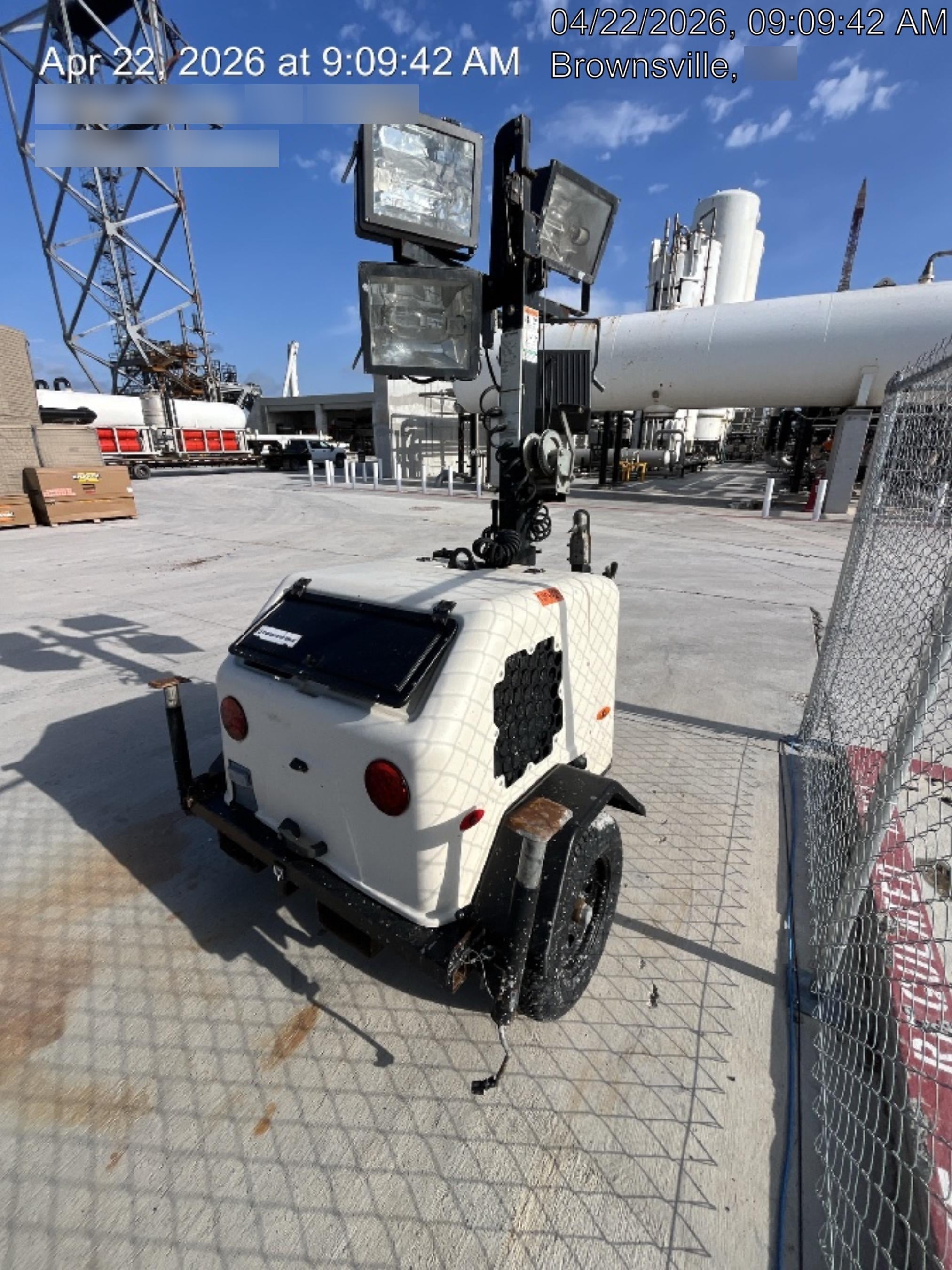 2020 Genie RL4 6kW Light Plant - Metal Halide