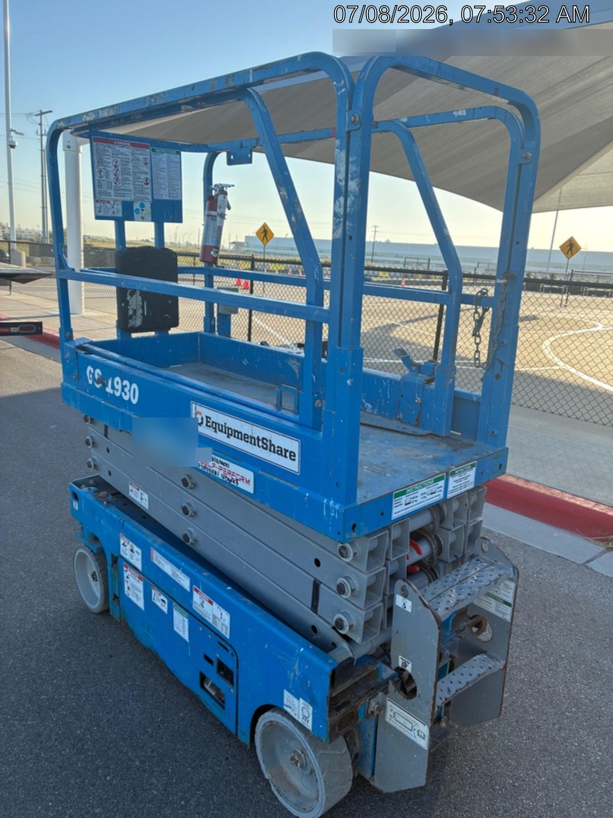 2019 Genie GS-1930 Fixed rails with chain Entry