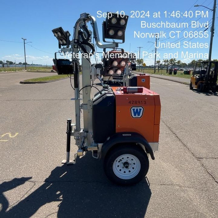 2024 Wanco WLTT-4MM4K Diesel, Deep Sea Controller, Shore Power Plug, Auto Start, (4) 350W LED Floodlights, 4kW Generator, 60 Gal Fuel Tank, 2" Ball, T3