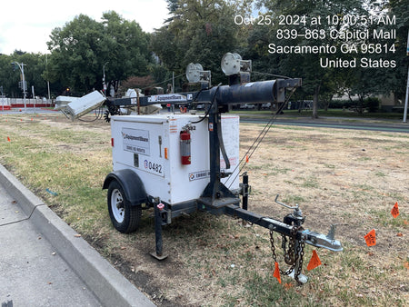 2013 Magnum MLT3060M Magnum Towable Light Tower, 6kW Generator