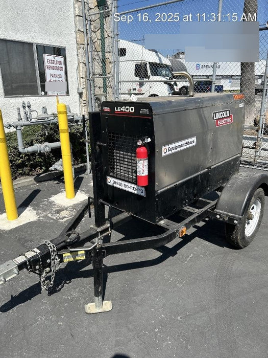 2024 Lincoln Electric LE400 Kubota V1505, Trlr, Cable Rack, Light Kit, ES Decals, T3