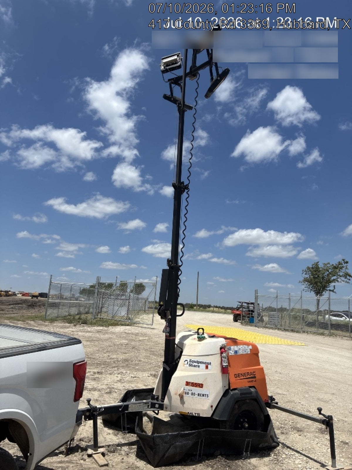 2024 Generac MLT2 Diesel, Flex Switch 120V Input, Powerzone Controller, 
(4) 320W LED Lights, 4kW Generator, 39.9 Gal Fuel Tank, 2" Ball, T3