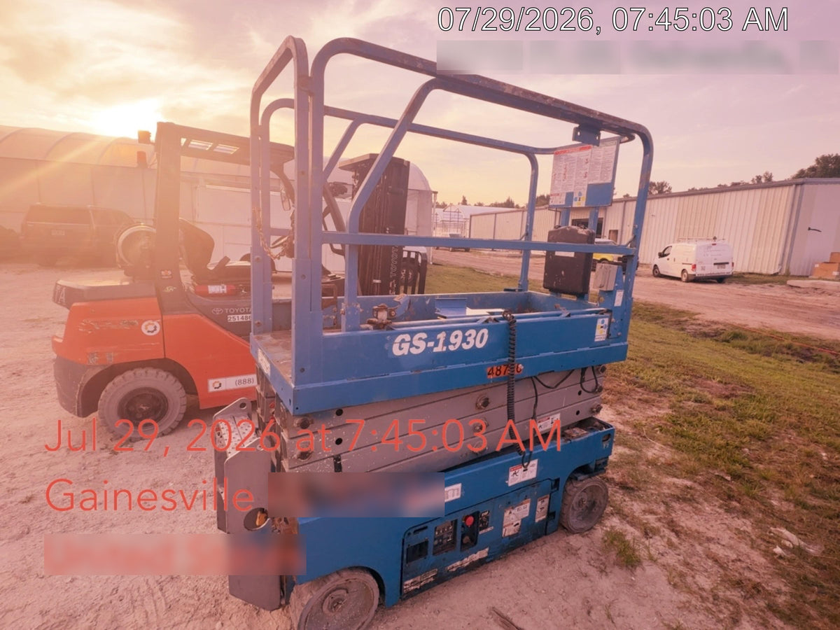 2019 Genie GS-1930 Fixed Rails with Chain Entry
