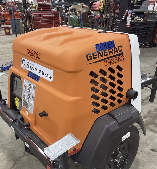 2024 Generac MLT2 Diesel, Flex Switch 120V Input, Powerzone Controller, 
(4) 320W LED Lights, 4kW Generator, 39.9 Gal Fuel Tank, 2" Ball, T3