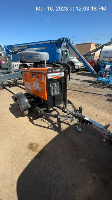 2022 Lincoln Electric LE400 Kubota V1505, Trlr, Cable Rack, Light Kit, ES Decals, T3