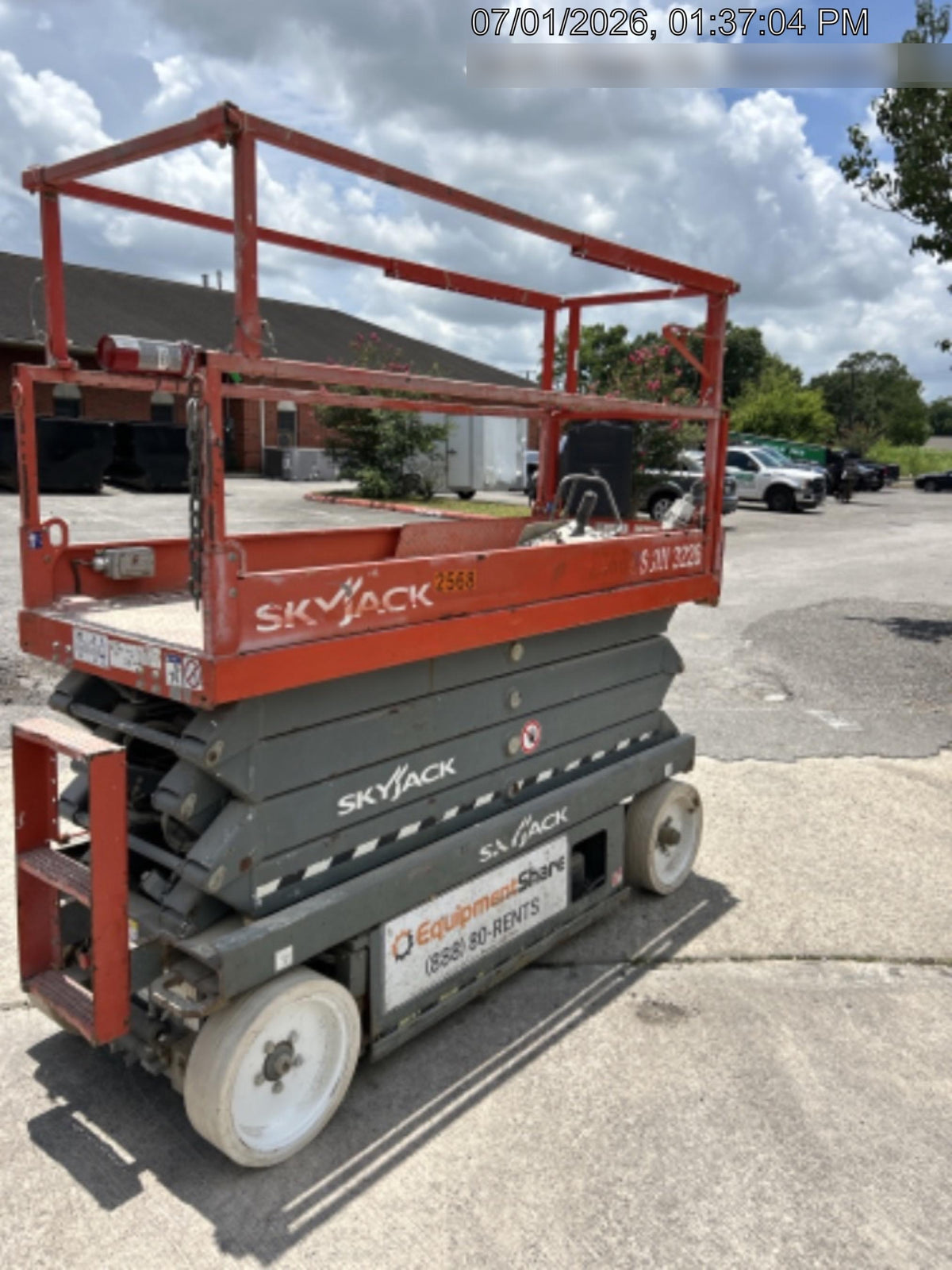 2016 Skyjack SJIII-3226 Standard Options