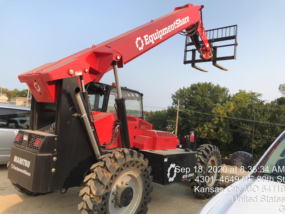 2020 Manitou MTA8044 Cab/Heat/Air, Solid Tires, Work Lights, Beacon, Aux Hydraulics, Back up Alarm, Lifting Eye, Mirrors, ES Keypad
