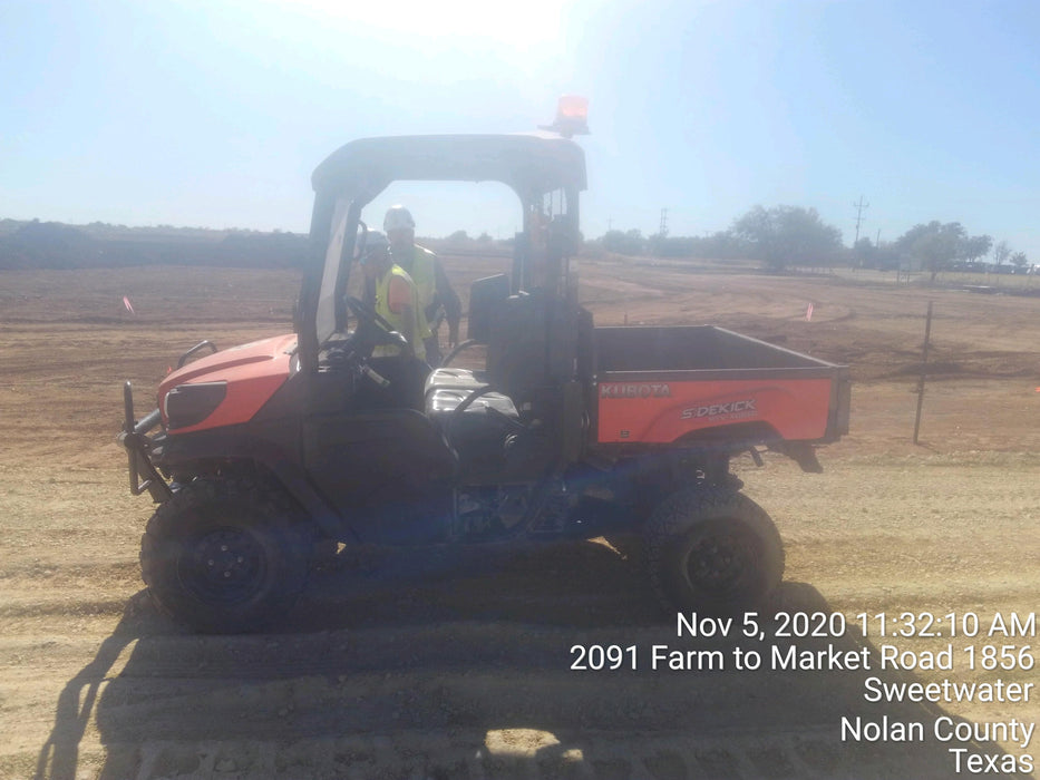 2019 Kubota RTV-XG850WL-H 4wd Utility Cart, Gas, 2 Seat, LED Strobe, Windshield Tempered Glass, Plastic Canopy, Wire Harness Kit, Backup Alarm