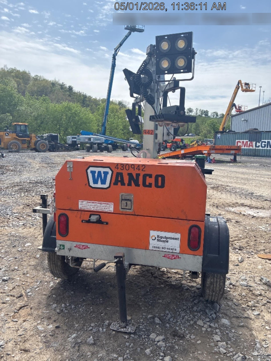 2024 Wanco WLTT-4MM4K Diesel, Deep Sea Controller, Shore Power Plug, Auto Start, (4) 350W LED Floodlights, 4kW Generator, 60 Gal Fuel Tank, 2" Ball, T3