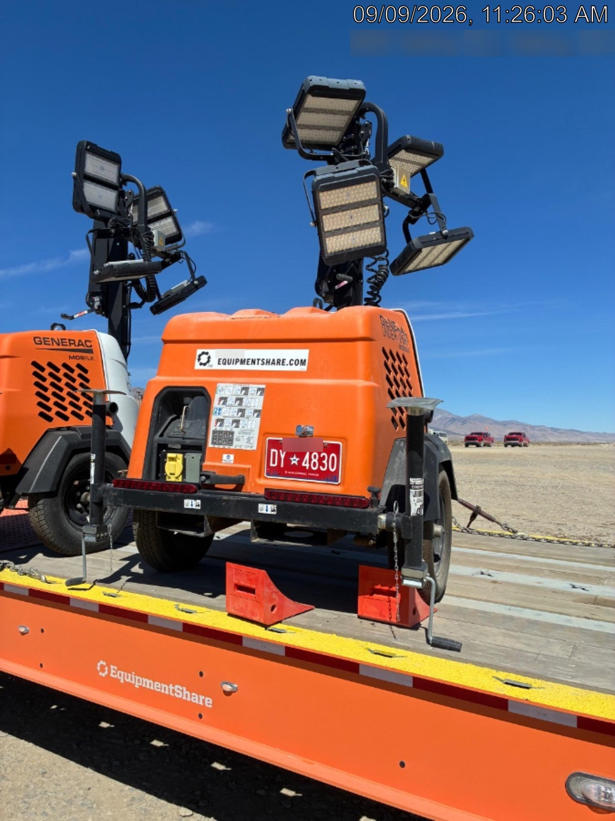 2023 Generac MLT2 Diesel, Flex Switch 120V Input, Powerzone Controller, (4) 320W LED Lights, 4kW Generator, 39.9 Gal Fuel Tank, 2" Ball, T3