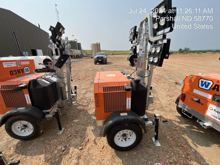 2024 Wanco WLTT-4MM4K Diesel, Deep Sea Controller, Shore Power Plug, Auto Start, (4) 350W LED Floodlights, 4kW Generator, 60 Gal Fuel Tank, 2" Ball, T3