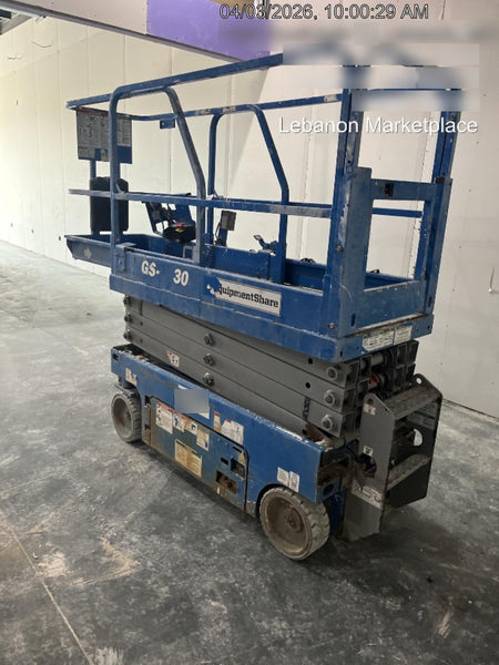 2020 Genie GS-1930 Solid Non Marking Tires, Beacon, Folding rails with half height swing gate