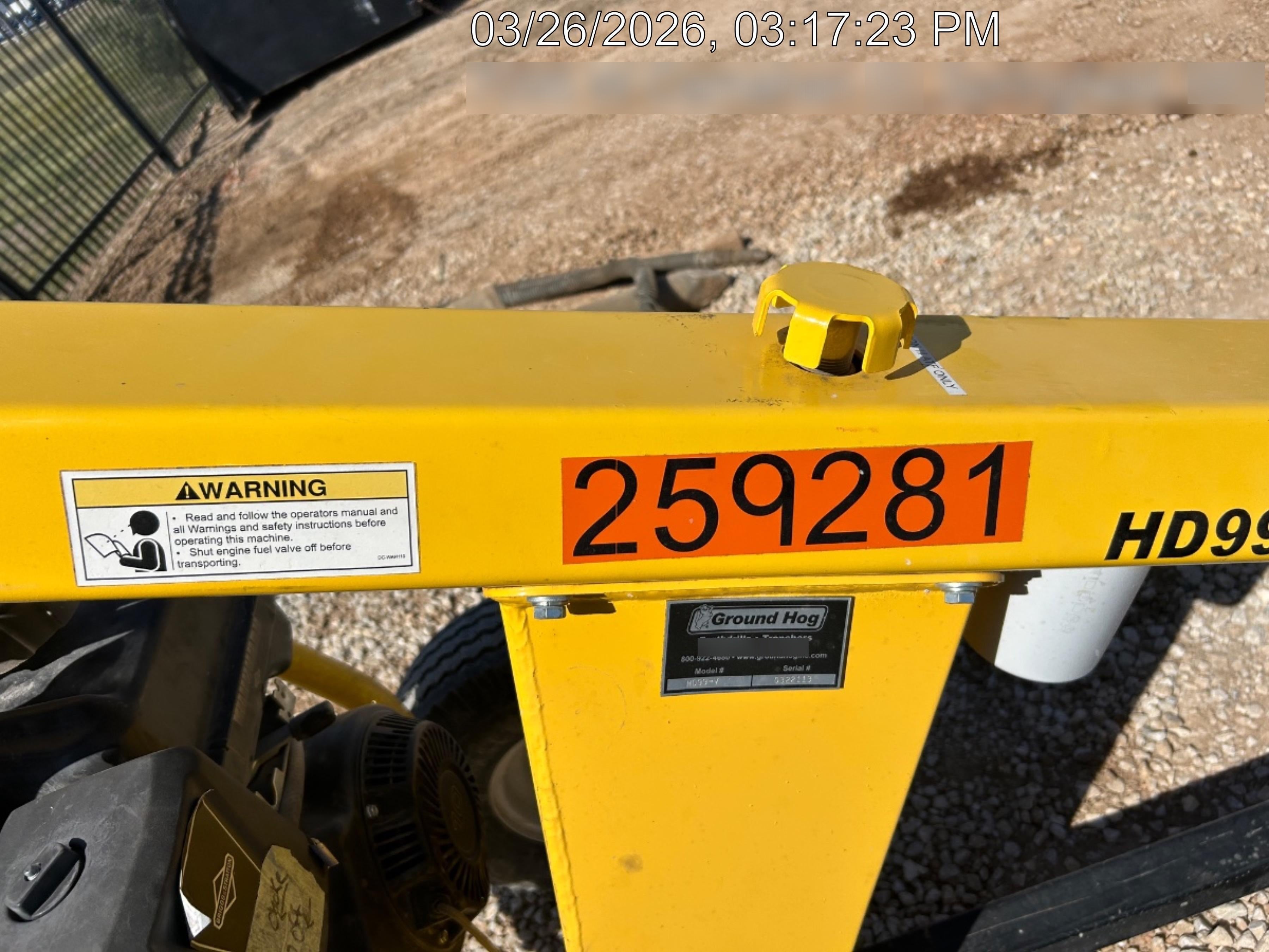 2022 GROUND HOG HD99