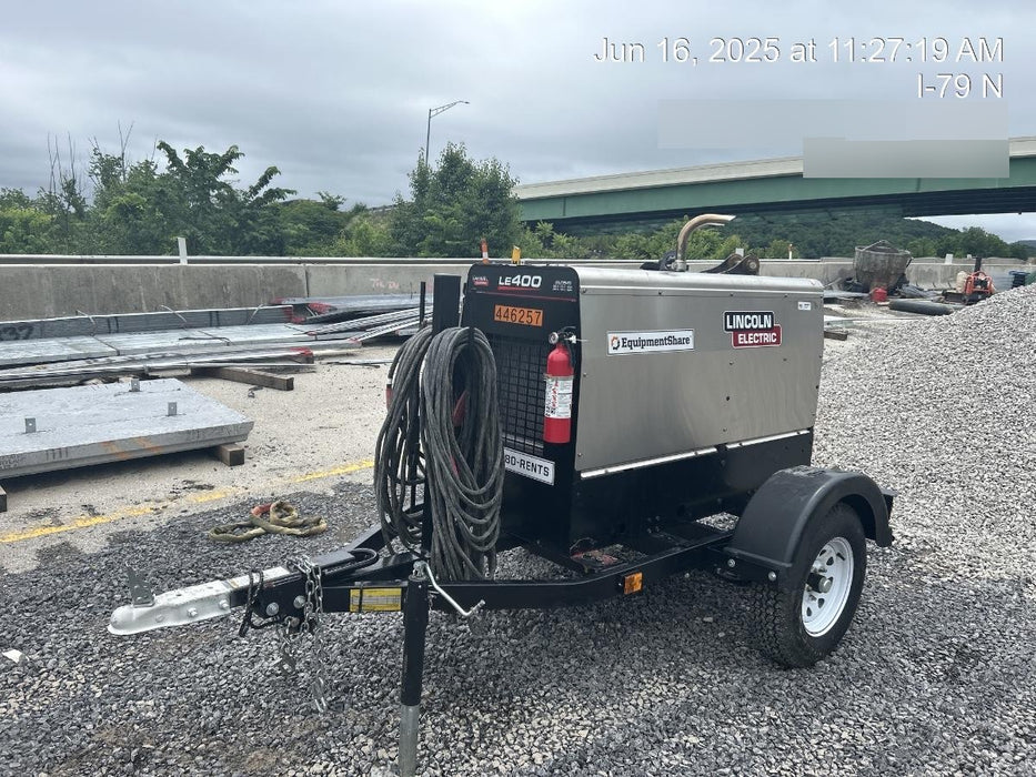 2024 Lincoln Electric LE400 Kubota V1505, Trlr, Cable Rack, Light Kit, ES Decals, T3