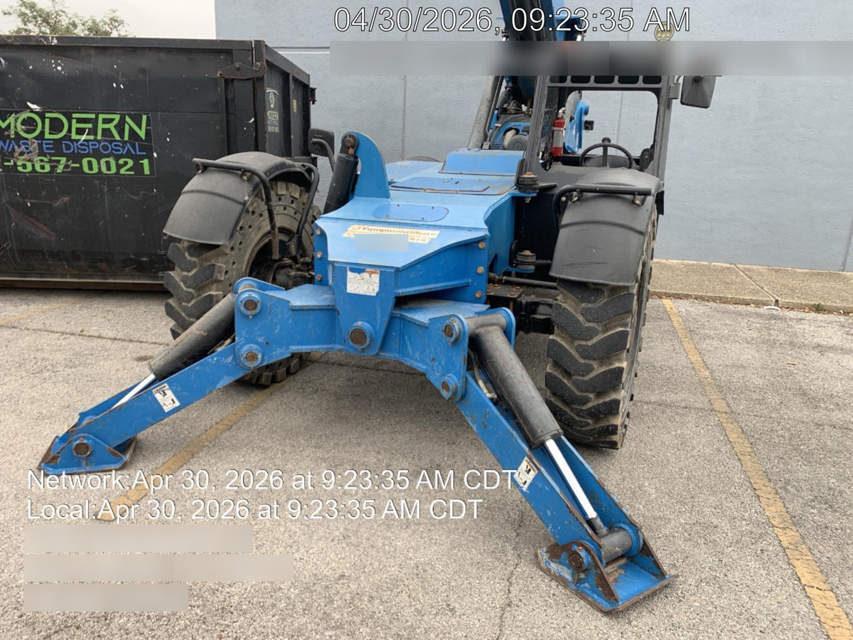 2018 Genie GTH-1056 Genie GTH-1056 w/ROPS, Work Lights, Solid Tires, RH Cab Mesh, Beacon, 60" Carriage and Forks