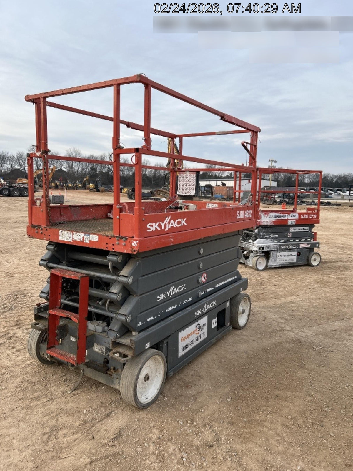 2017 Skyjack SJIII-4632 Skyjack SJ4632, Trojan Battery Set, Extended Warranty 5yr/5k hr