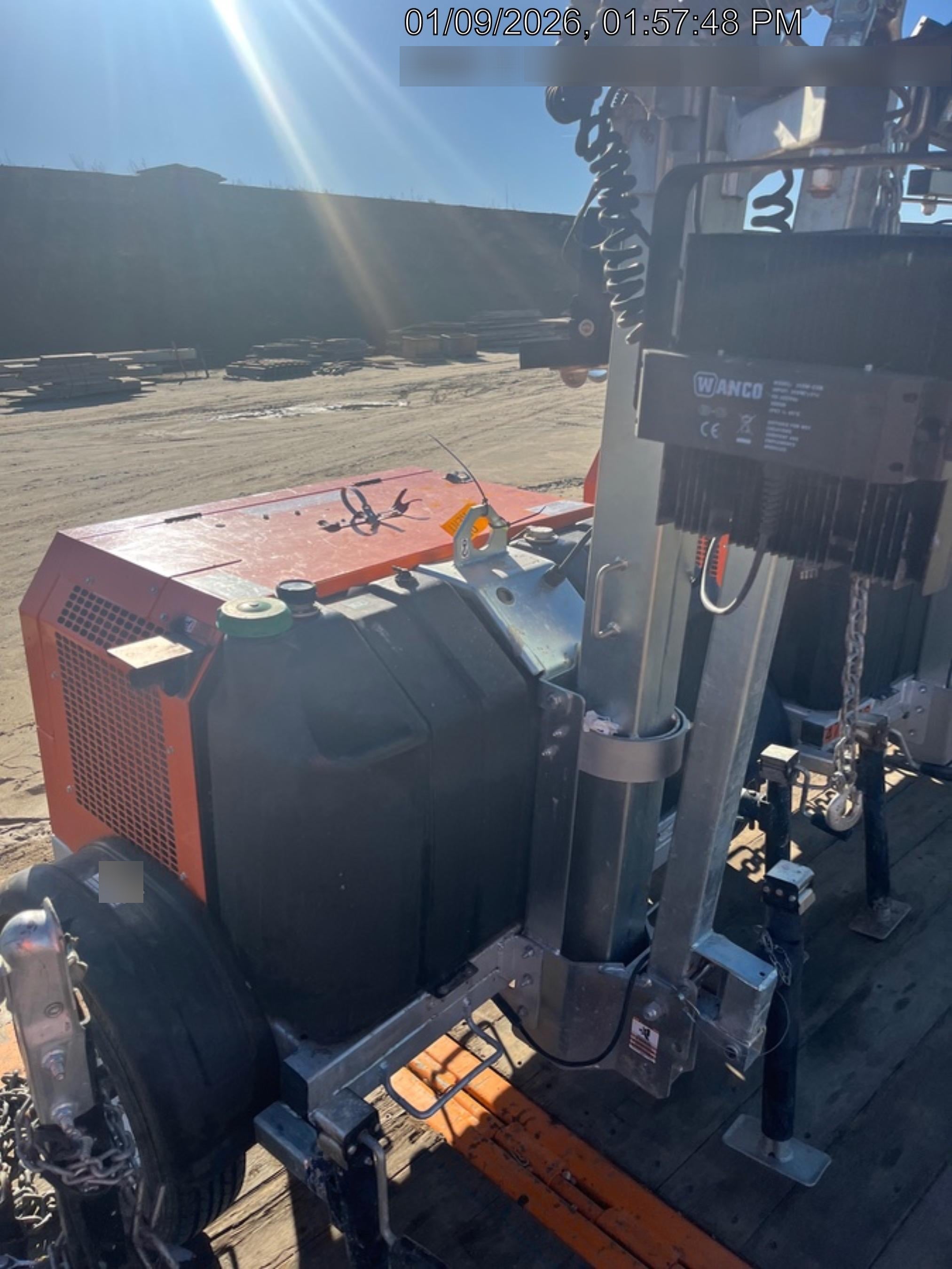 2024 Wanco WLTT-4MM4K Diesel, Deep Sea Controller, Shore Power Plug, Auto Start, (4) 350W LED Floodlights, 4kW Generator, 60 Gal Fuel Tank, 2" Ball, T3