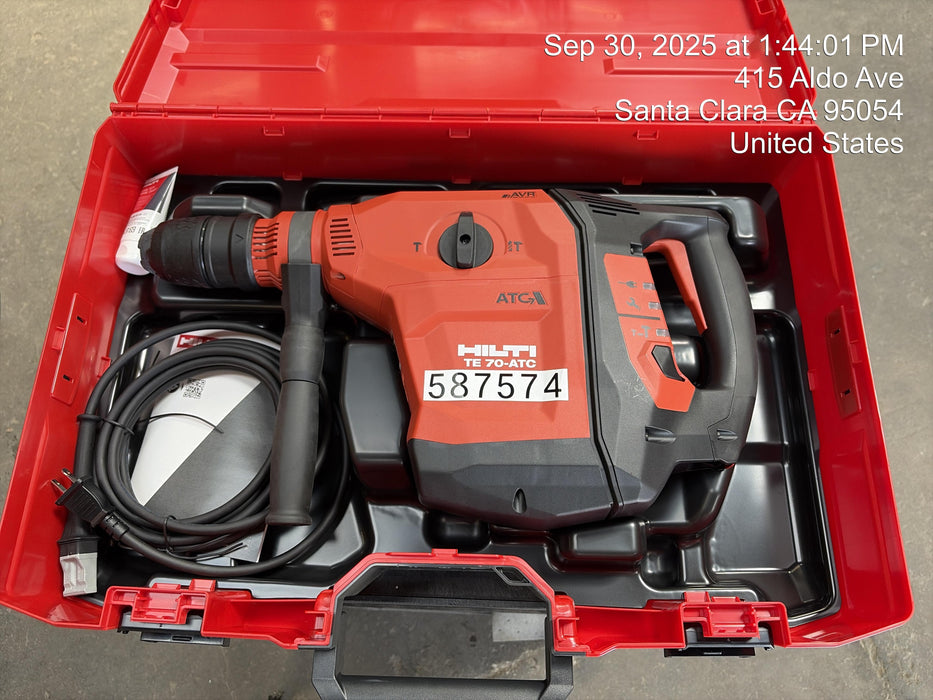 2025 HILTI TE 70-ATC/AVR