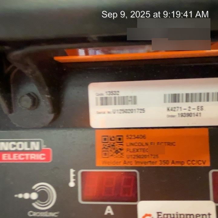 2025 LINCOLN ELECTRIC FLEXTEC 350X