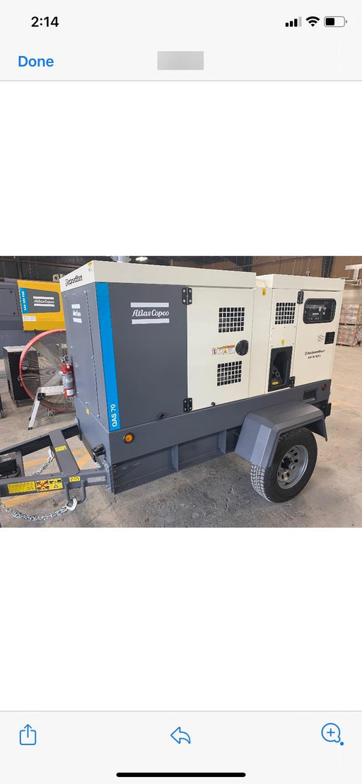 2022 ATLAS COPCO QAS 70
