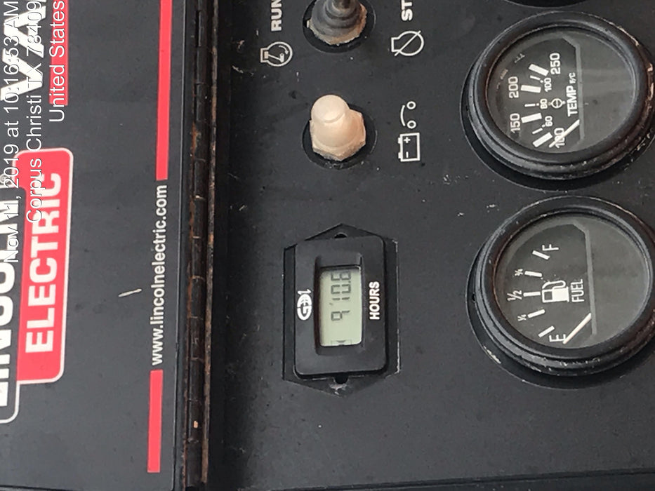 2019 Lincoln Electric Vantage 322 Welder Ready-Pak 3, Two wheel trailer, Fender and Light kit, Cable Rack